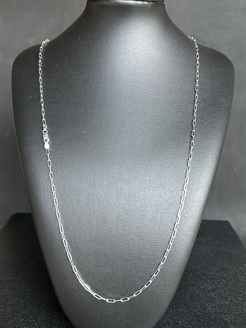 Corrente de Prata Masculina Cartier 925 (2mm, 70cm)